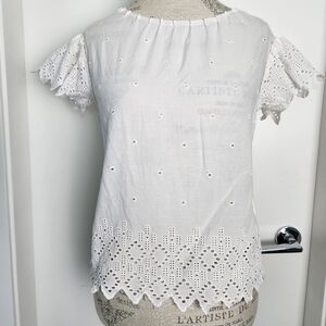 French Crochet Lace Top